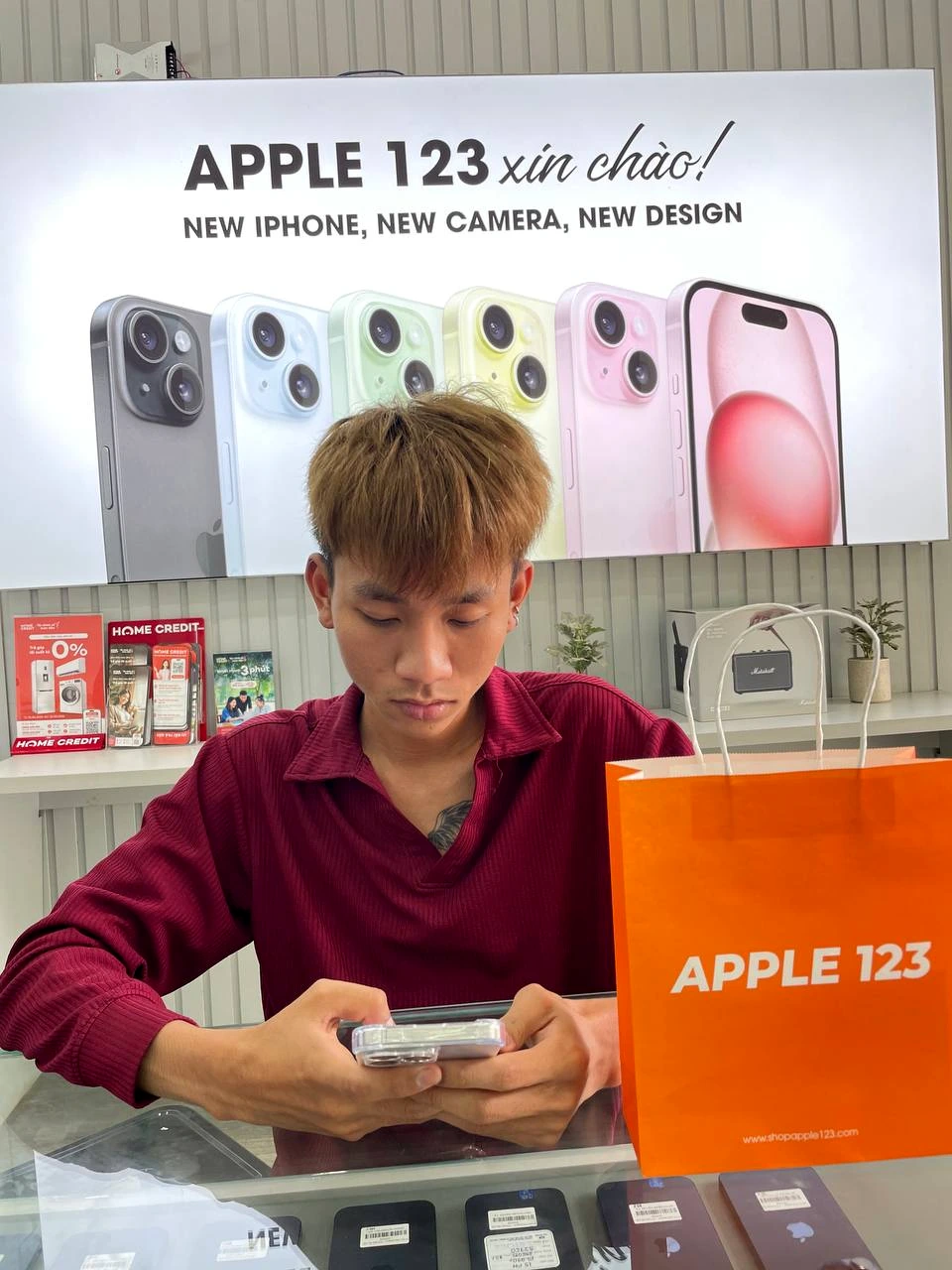 Cảm ơn anh khách đã tin tưởng chọn iPhone mới tại Shop Apple 123. Chúc anh có những trải nghiệm thật vui vẻ!