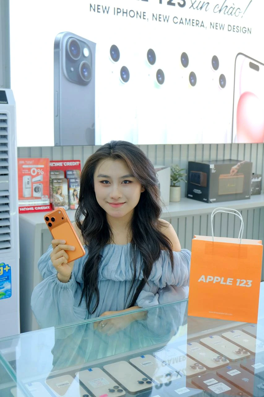 Cảm ơn quý khách đã tin tưởng lựa chọn chiếc iPhone cam cá tính tại Apple 123 Pleiku. Chúc bạn trải nghiệm thật vui!