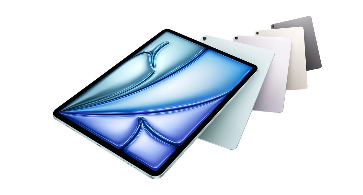 iPad Air M2 — thiết kế màu sắc