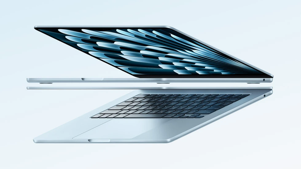 MacBook Air M4 — Sky Blue + Silver tại Shop Apple 123 Pleiku